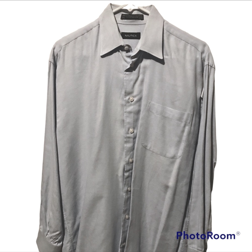 Nautica Light Blue Dress Shirt 👔